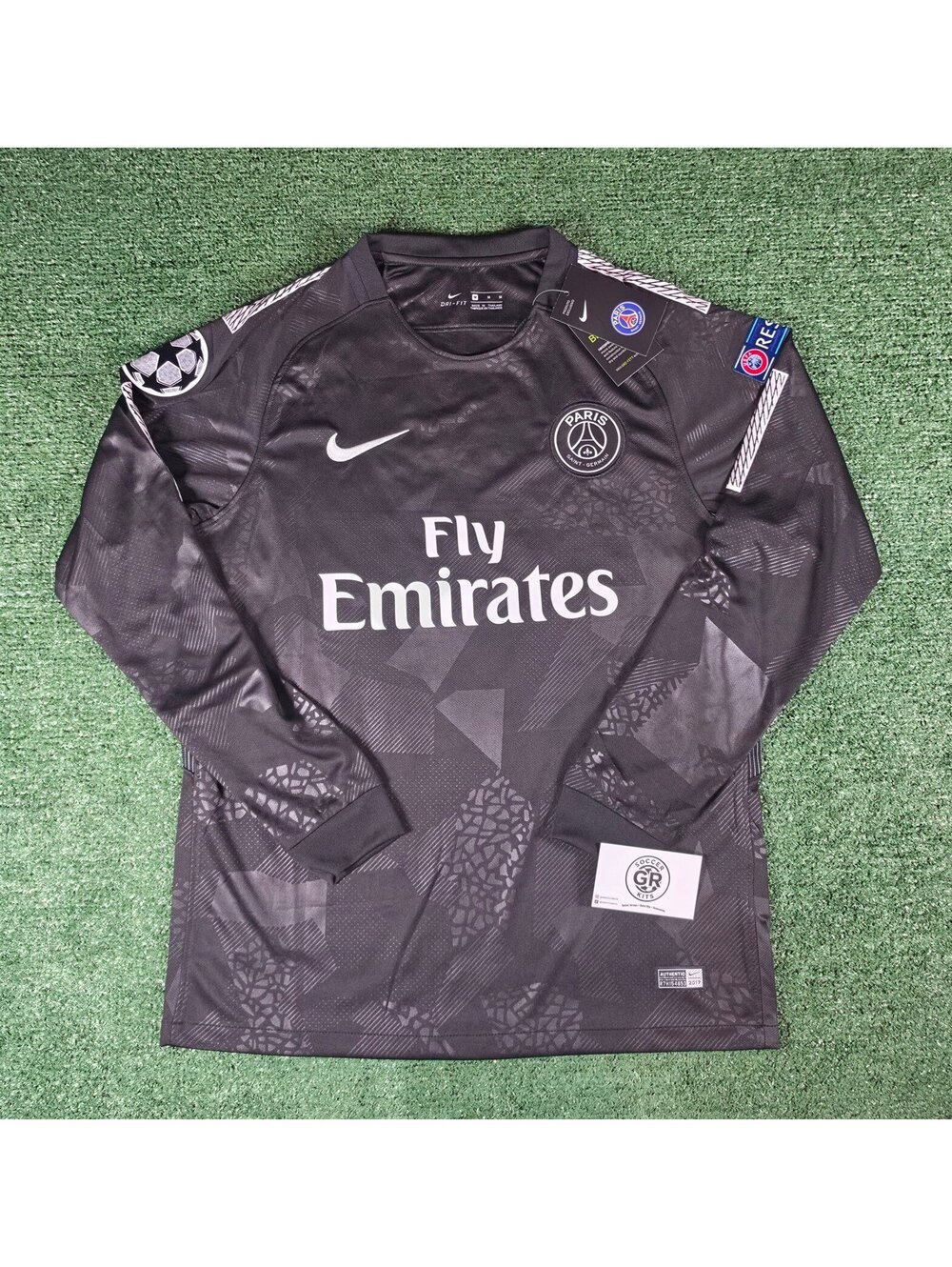 PSG Neymar Jr 2017/18 Third Long Sleeve-Large